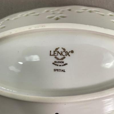 Lenox Oval Pierced Candy Server Bowl