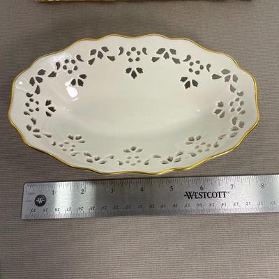 Lenox Oval Pierced Candy Server Bowl