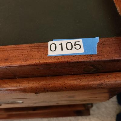 Young Hinkle Ships Ahoy Solid Wood Side Table with Drawer 22x16x24