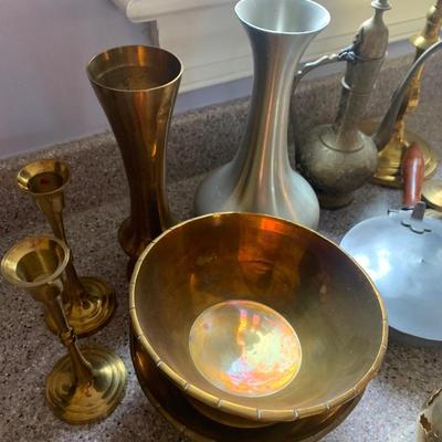 Huge Brass Decor Lot