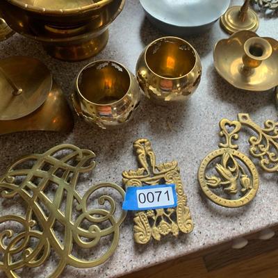 Huge Brass Decor Lot