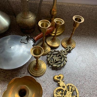 Huge Brass Decor Lot