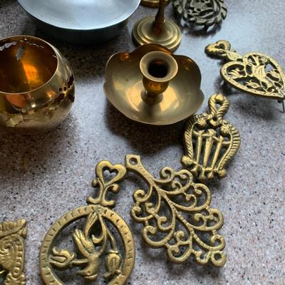 Huge Brass Decor Lot
