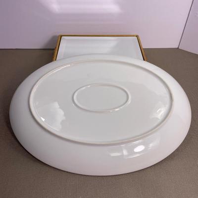 Hand Painted Oval Vanity Tray