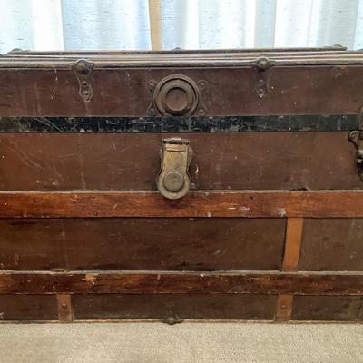 Vintage wood trunk