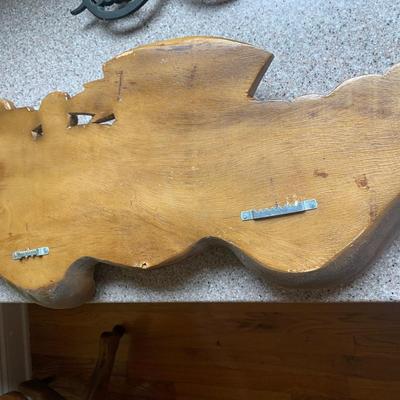 Vintage Wood Carved Eagle