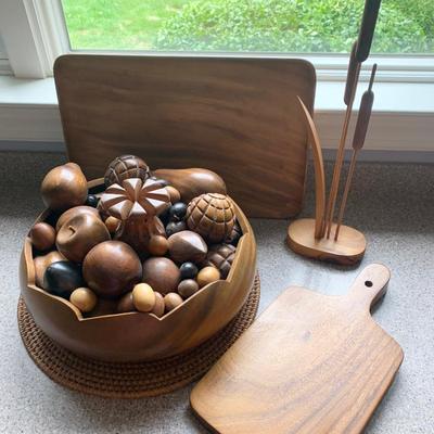 MCM Wood Decor Lot