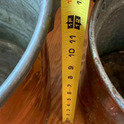 Antique Hand Pounded Copper Lot