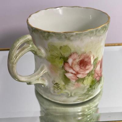 Hand Painted Mug C. Flom