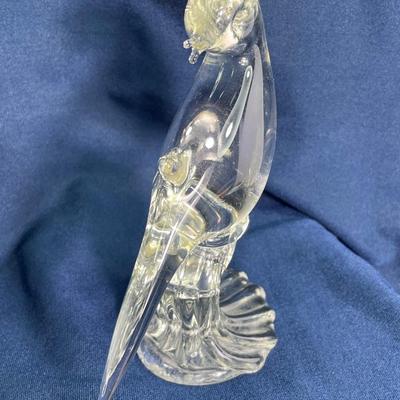 MCM Glass Bird Figurine