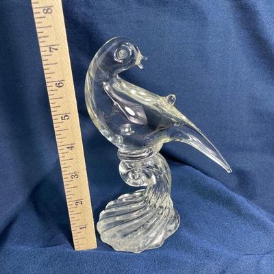 MCM Glass Bird Figurine
