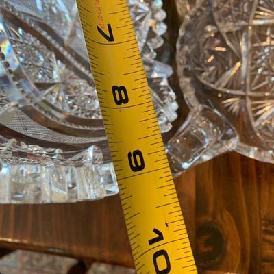 Huge American Brilliant Cut Glass Lot
