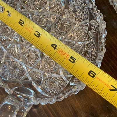 Huge American Brilliant Cut Glass Lot