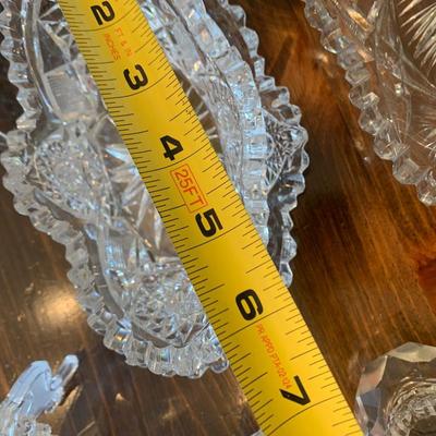 Huge American Brilliant Cut Glass Lot