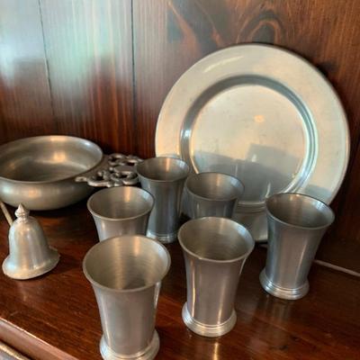 Large Pewter Molds Lot