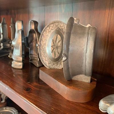 Large Pewter Molds Lot