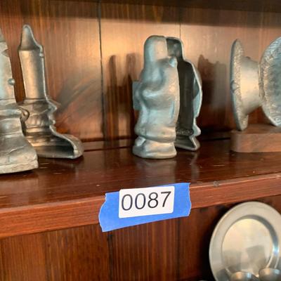 Large Pewter Molds Lot