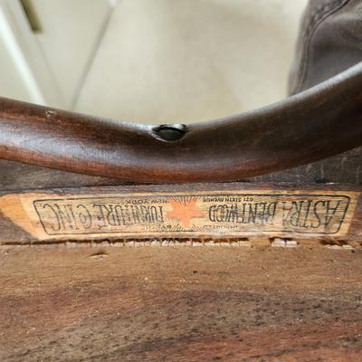 Two vintage Astra Bentwood Company NYC bentwood chairs by Fischel