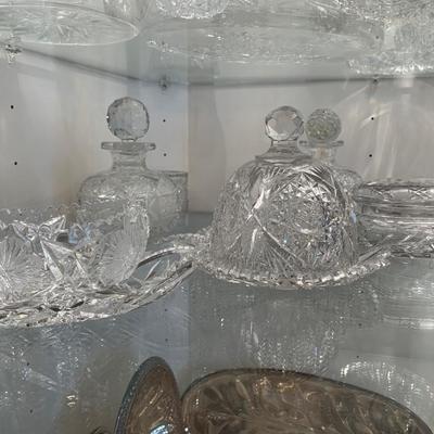 Huge Lot Cut Glass / Crystal