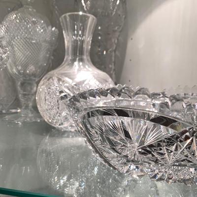 Huge Lot Cut Glass / Crystal