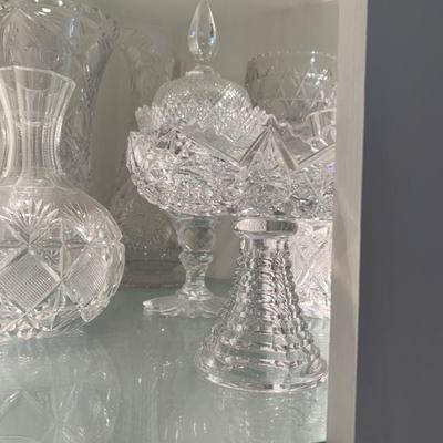Huge Lot Cut Glass / Crystal