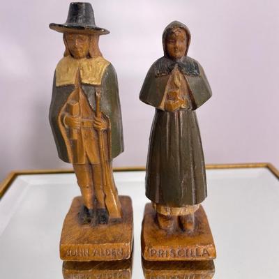 Vintage Mayflower Pilgrim Figures