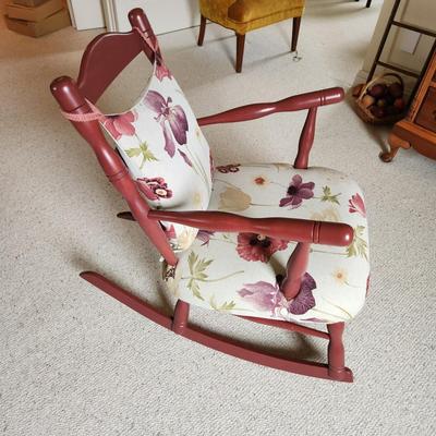 Solid Wood Rocker Rocking Chair