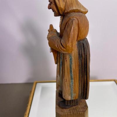 Vintage Carved Folk Art Woman