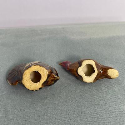 Rosemeade Pottery Miniature Turkey Pair