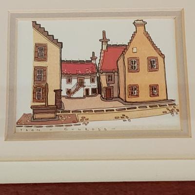 Lot of 8 Small Wood Framed Art
