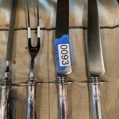 Silverplate Carving Set