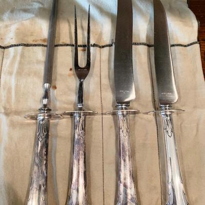 Silverplate Carving Set
