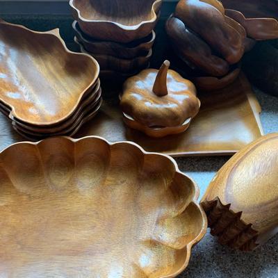 Vintage Wood Decor Lot