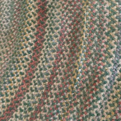 Large Round Braided Ducks Unlimited Rug