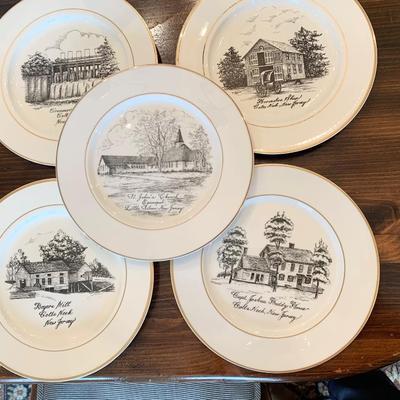 FIVE Collectors Plates