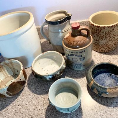 Stoneware Pottery Lot