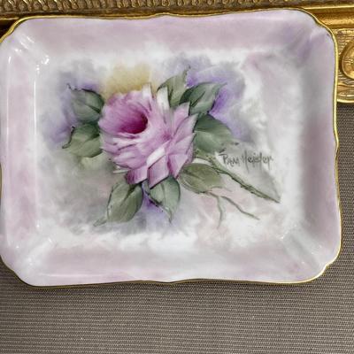 Granny Chic Tray and Candlestick holders