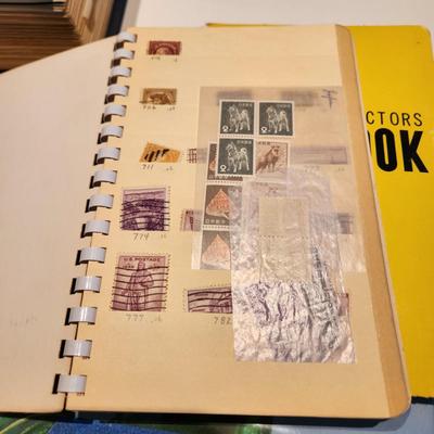 Postage Stamp collection Books, Cancelled and UnCancelled , 1800's Postcards, Hawaii Stamps