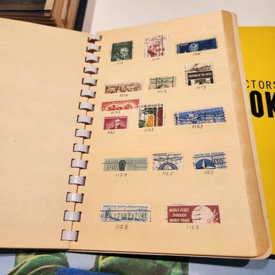 Postage Stamp collection Books, Cancelled and UnCancelled , 1800's Postcards, Hawaii Stamps