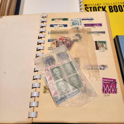 Postage Stamp collection Books, Cancelled and UnCancelled , 1800's Postcards, Hawaii Stamps