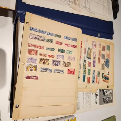 Postage Stamp collection Books, Cancelled and UnCancelled , 1800's Postcards, Hawaii Stamps