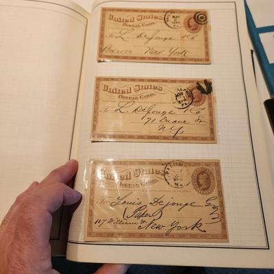 Postage Stamp collection Books, Cancelled and UnCancelled , 1800's Postcards, Hawaii Stamps