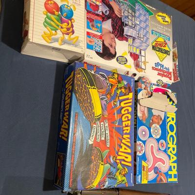Vintage toys and play gun
