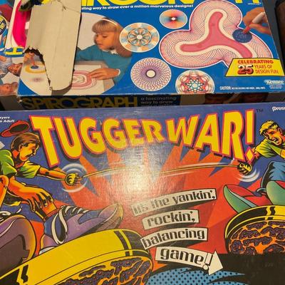 Vintage toys and play gun