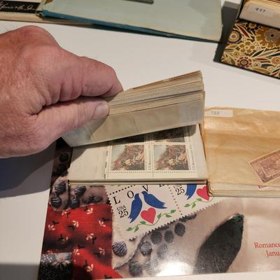 Large Lot of United States Postage Stamp Collection, Original 1970's Mint Sets , Sheets , Recipe Box Jammed with Unused Stamps