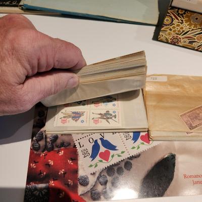 Large Lot of United States Postage Stamp Collection, Original 1970's Mint Sets , Sheets , Recipe Box Jammed with Unused Stamps