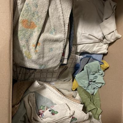 Sheets, blankets and towels