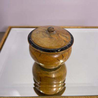 Miniature Hand Turned Wooden Jar