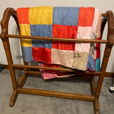 Quilt rack and quilt