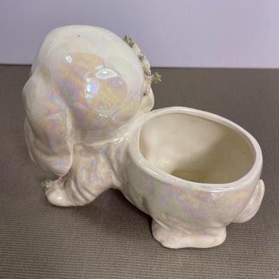 Vintage Lefton Puppy Planter and more